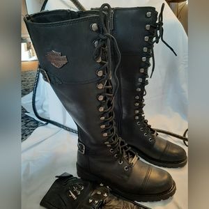 Harley-Davidson Women's Beechwood Workboot Black 8M